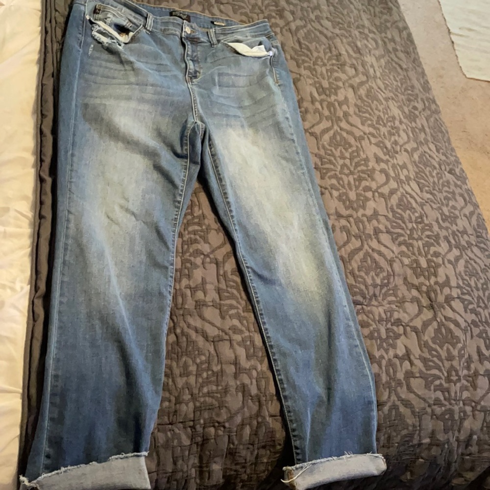Judy Blue 18w straight leg boyfriend jean